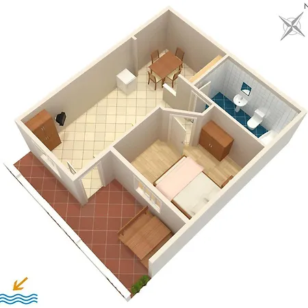 With Parking Space Orebic, Peljesac - 4565 Appartement