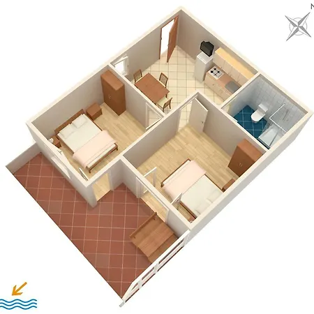 With Parking Space Orebic, Peljesac - 4565 * أوروبيتش