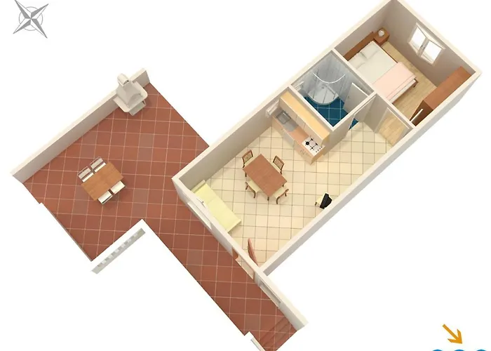 With Parking Space Orebic, Peljesac - 4565 דירה